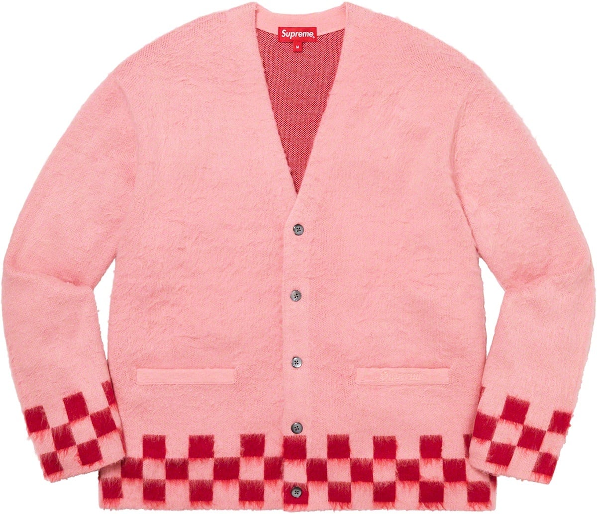 Brushed Checkerboard Cardigan view 7